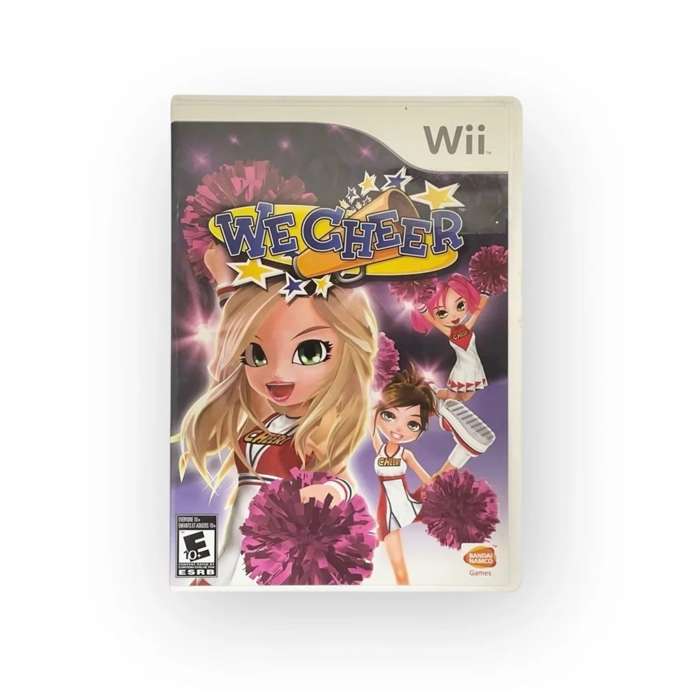 Nintendo Wii 🜸 We Cheer Game 🜸 Original Case 🜸 Instruction Booklet 🜸 Tested
